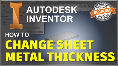 inventor sheet metal part|inventor sheet metal thickness.